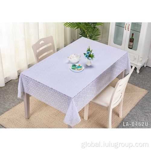 Hotel Beautiful Table Cloth Home Beautiful Printed Lace Tablecloth PVC Table Cloth Manufactory